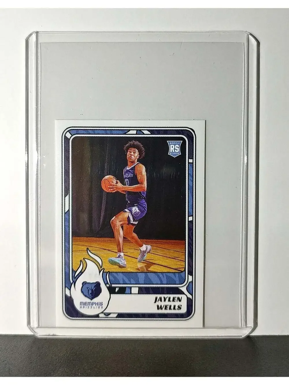 Jaylen Wells Rookie 2024-25 Panini NBA #382 Sticker Card Memphis Grizzlies